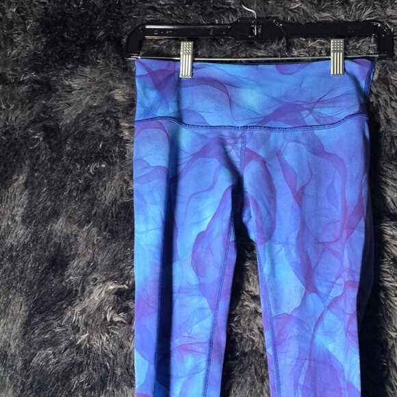 Lululemon Wunder Under III Leggings Womens 2 Midnight Tulle Multi Yoga Gym - Picture 2 of 9